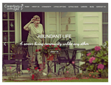 Tablet Screenshot of canterburyonthelake.com